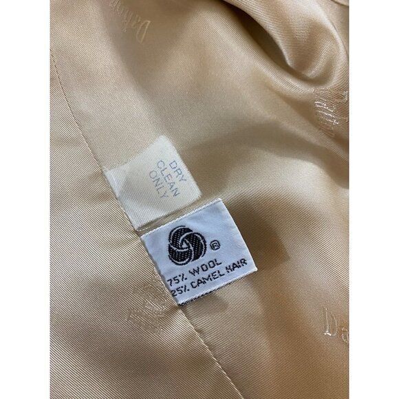 Vintage Dalton Women's Beige Wool Blend Two Piece Suit - 16 - Picture 7 of 14